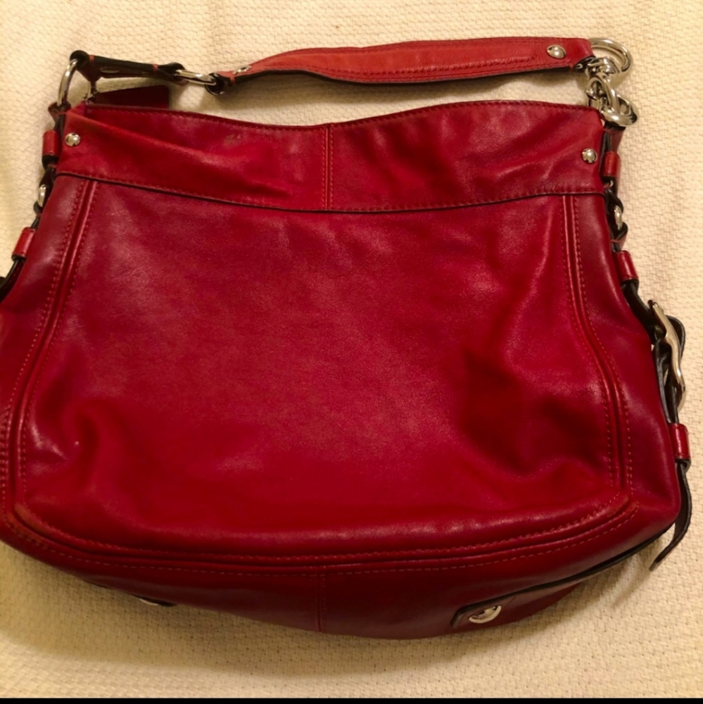 RED AUTHENTIC COACH BAG